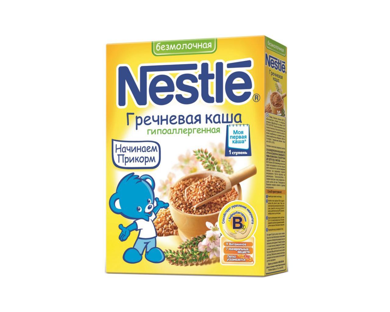 Безмолочная каша от Nestle