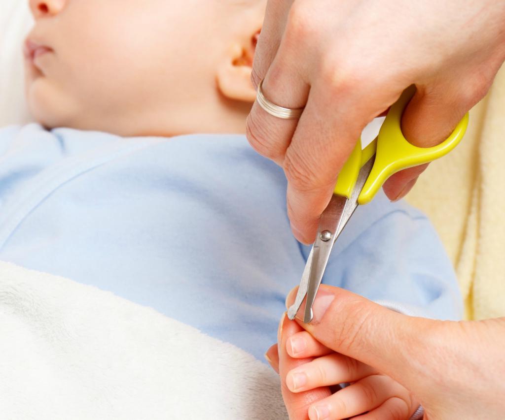 Ножницы для новорожденных с закругленными кончиками